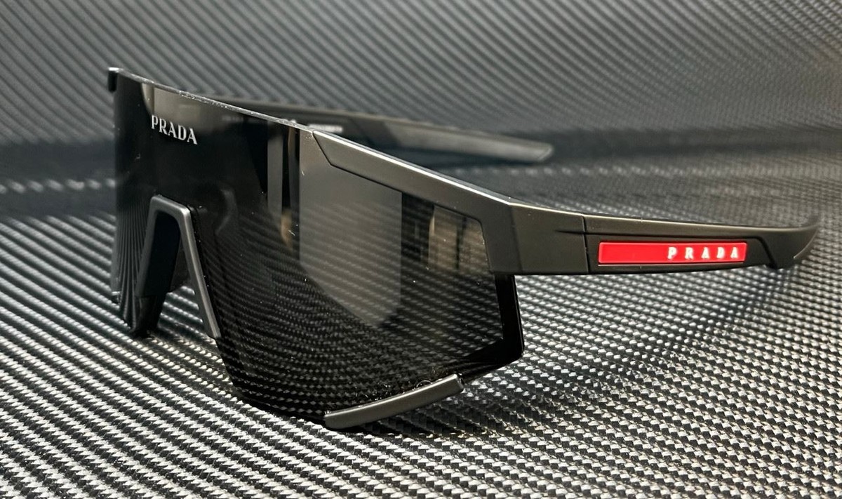 PRADA LINEA ROSSA PS 04WS DG006F Matte Black Dark Grey Men's 63 mm