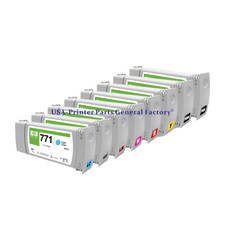 Juego de 8 colores para cartucho de tinta HP 771 para impresora HP DesignJet Z6200 Z6800