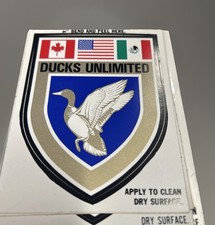 Vintage Ducks Unlimited Member Duck Hunting Du Advertising Sticker Decal Vintage Ducks Unlimited Member Duck Hunting Du Advertising Sticker Decal