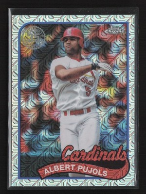 2024 Topps #T89C-87 Albert Pujols 1989 Topps 35th Anniversary Chrome Cardinals