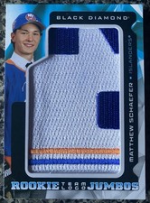 2025-26 UD Black Diamond Rookie Team Logo Jumbos Matthew Schaefer #RTL-MS New