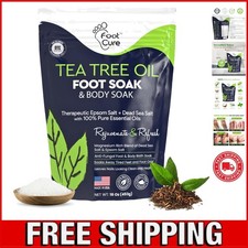Gentle Epsom Salt Foot Soak with Tea Tree Oil - For Calluses  Athlete's Foot