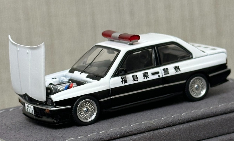 Mortal 1/64 325i E30 Japan Patrol Car Suzhou GT Show 2026 Limited