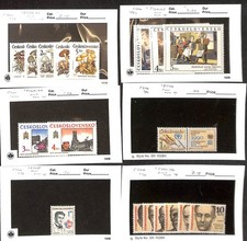 Czechoslovakia Postage Stamp, #2758..2776 Mint NH, 1989-90 Mushrooms