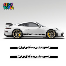 Porsche 911 turbo S Side Stripe Decals Boxster Cayenne Carrera Panamera 718 GT3