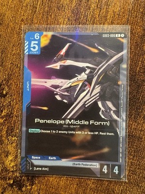 Gundam TCG Penelope (Middle Form) GD03-006 Rare Holofoil GD03 Steel Requiem