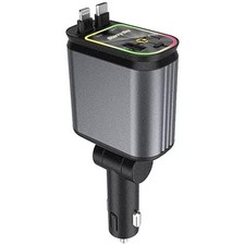 4 in 1 Retractable Car Charger - Starlight in Car Roof