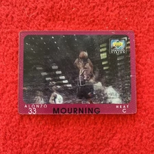 1997-98 Upper Deck Diamond Vision Alonzo Mourning #14 Miami Heat  (A)