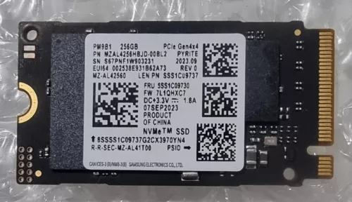 Fast SAMSUNG PM9B1 M.2 NVMe 2242 256GB SSD MZ-AL42560 MZAL4256HBJD-00BL2 Gen4 x4