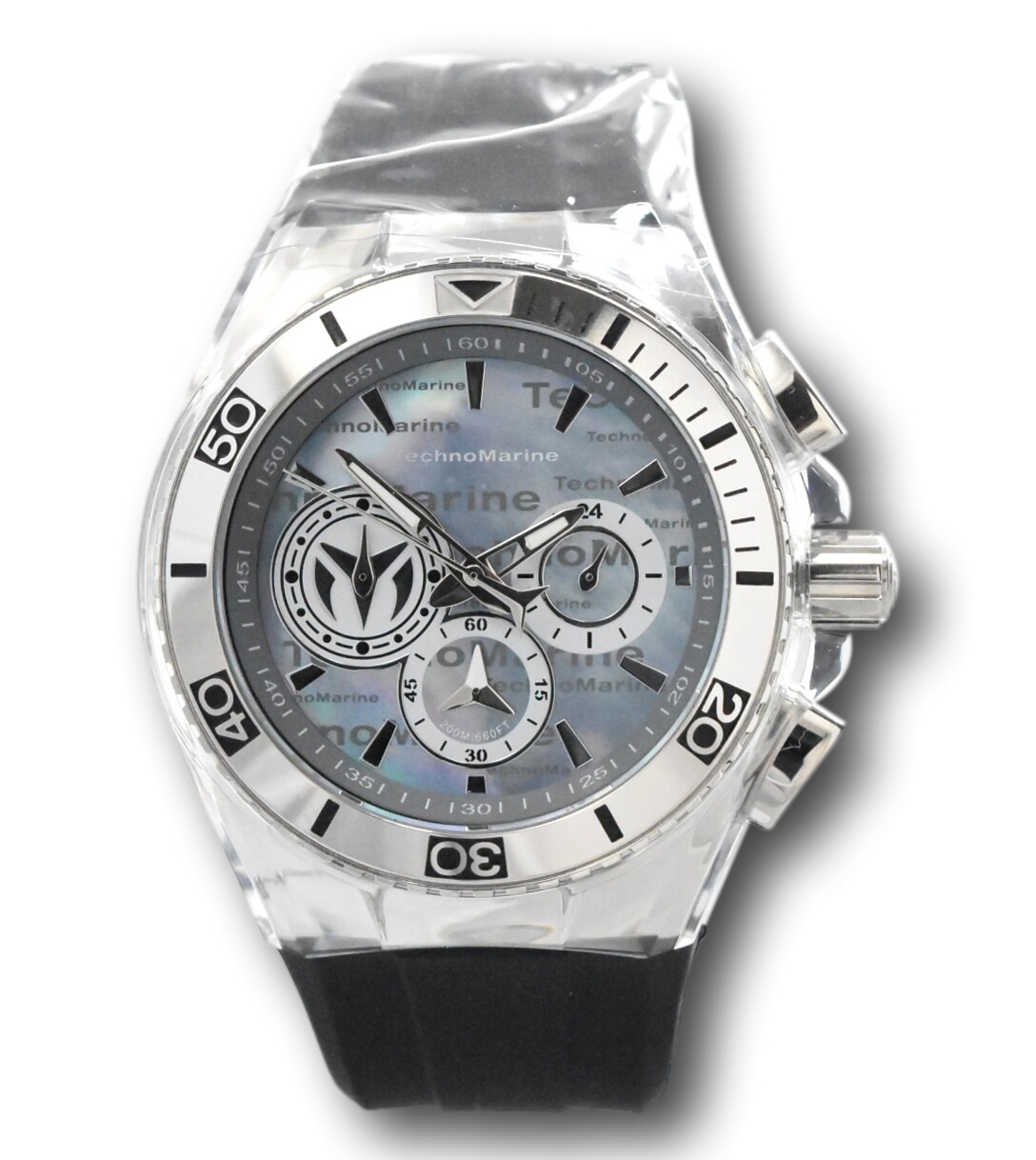 Technomarine Cruise California Men's 46mm MOP Silver Chronograph Watch TM-120023