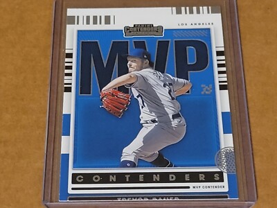 2021 Panini Contenders Trevor Bauer MVP Insert ERR Miscut Nmmt