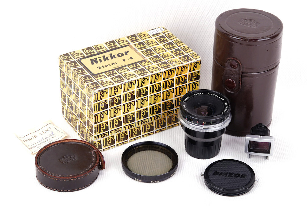 RARE@ Nikon Nippon Kogaku Nikkor-o 21mm f/4 for Nikon F F2 Full
