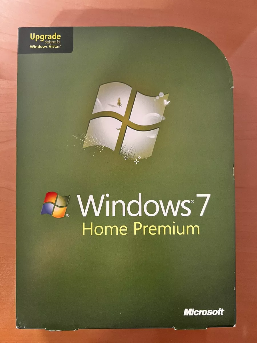 Microsoft Windows 7 Home Premium Upgrade Retail 32 &Amp; 64 Bit Dvds W/  License Key | Ebay