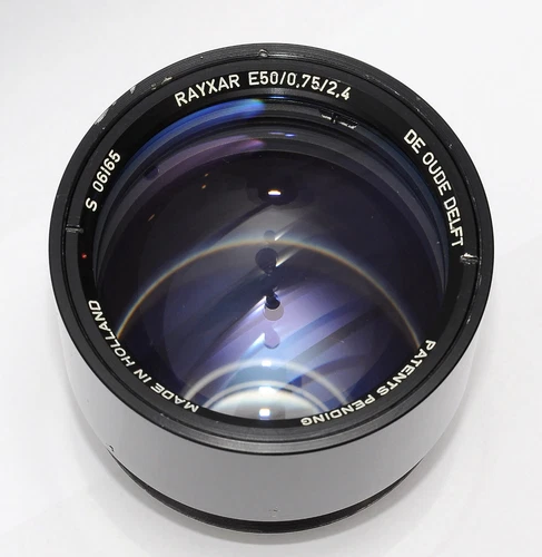 RAYXAR E50/0,75 50mm f0.75 f/0.75 DE OUDE DELFT Holland SUPER ULTRA FAST LENS