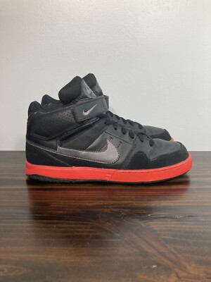 Nike SB Zoom Mogan 2 Mid 407360-021 Black Red Athletic Sneakers Mens 8
