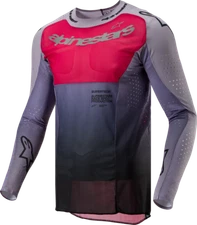 ALPINESTARS SUPERTECH DADE JERSEY - IRON/RED BERRY - MEDIUM