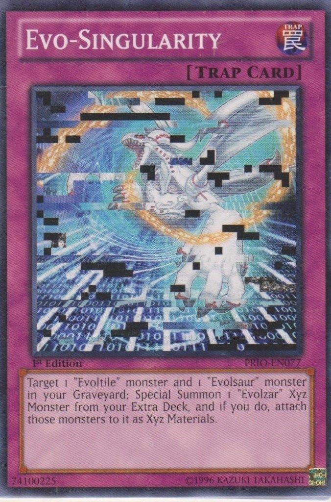 PRIO EN077 1ST ED 3X EVO SINGULARITY COMMON CARDS