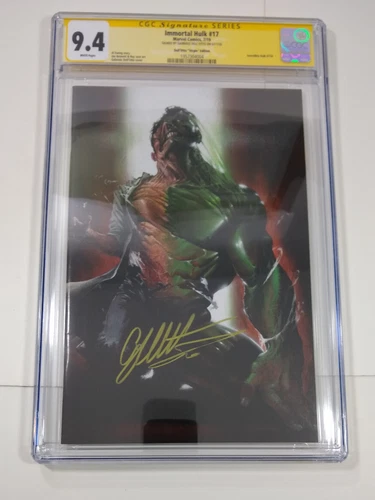 Immortal Hulk #17 CGC 9.4 SS Signed Gabriele Dell'Otto Virgin Variant Edition