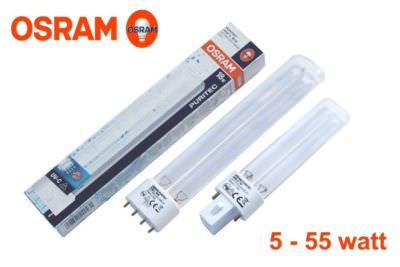 OSRAM HNS-L UVC Lampe Klärer Entkeimung 5 7 9 11 18 24 36 55 Osaga Oase Velda