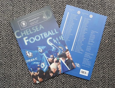 Chelsea - Leicester City Premier League Programm 18.5.2021 LETZTE PAAR!
