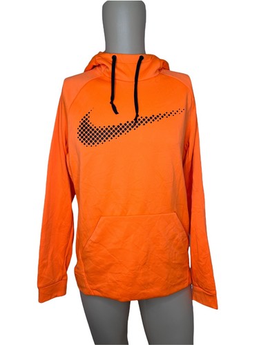 NIKE Felpa con cappuccio uomo Pile Logo Arancione 20\