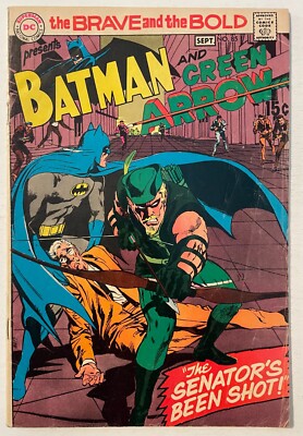 Brave and the Bold 85 DC Comics Silver Age 1969 3.0 Good/Very Good Batman Green
