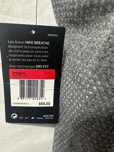 Nike Running Dri-Fit Breathe Cutout Back Tank Top New / Womens large - Picture 6 of 12