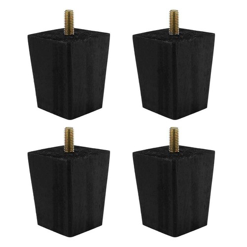 4x Wooden Furniture Feet Square Tapered Legs For Bed Stools Sofa 6☈15cm AL±☈ - Picture 13 of 14