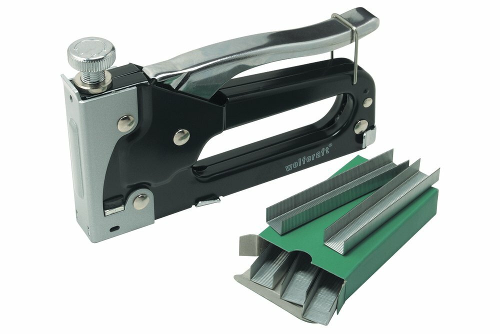Wolfcraft tacocraft 5 Tacker-Set Hefter Klammern Klammergerät ...