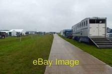 Photo 6x4 Stables area Bramham The temporary stables area constructed fro c2014