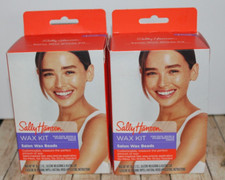 Sally Hansen Salon Wax Beads Kit Face, Bikini  Other Sensitive Areas 1.2 Oz 2pk