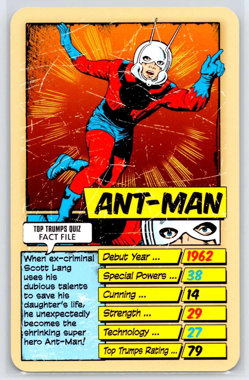 ANT MAN 2021 Marvel Universe Top Trumps Specials UK Limited | eBay