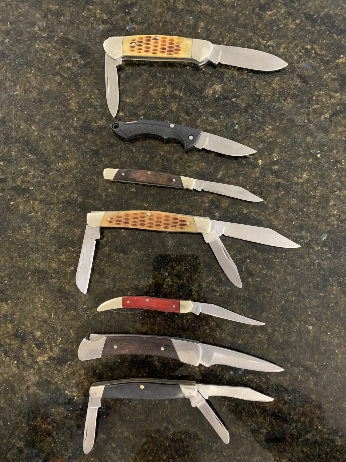 Buck Pocket Knives Lot Of 7 eBay