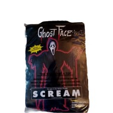 1997 Easter Unlimited Fun World SCREAM Ghost Face Mask Costume Sz: Up to 12