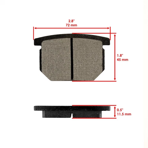 Brake Pads for Suzuki GS650 GS650E GS650G GS650M 1981-1983 Front Rear Brake Pads - Bild 3 von 8