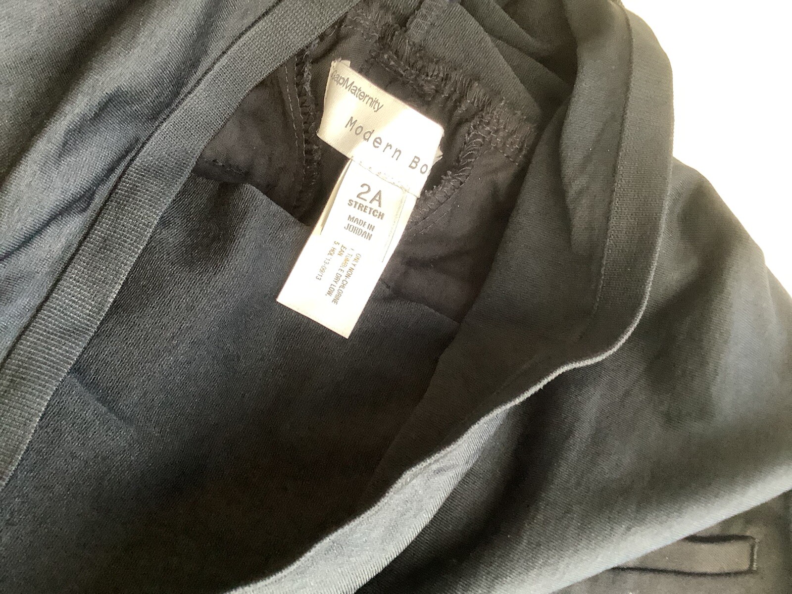 Gap Maternity Modern Boot Black Draped Stretch Wo… - image 9