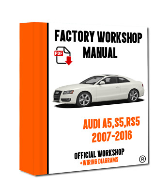 OFFIZIELLE WERKSTATT Bedienungsanleitung Reparatur Audi A5 2007 - 2016