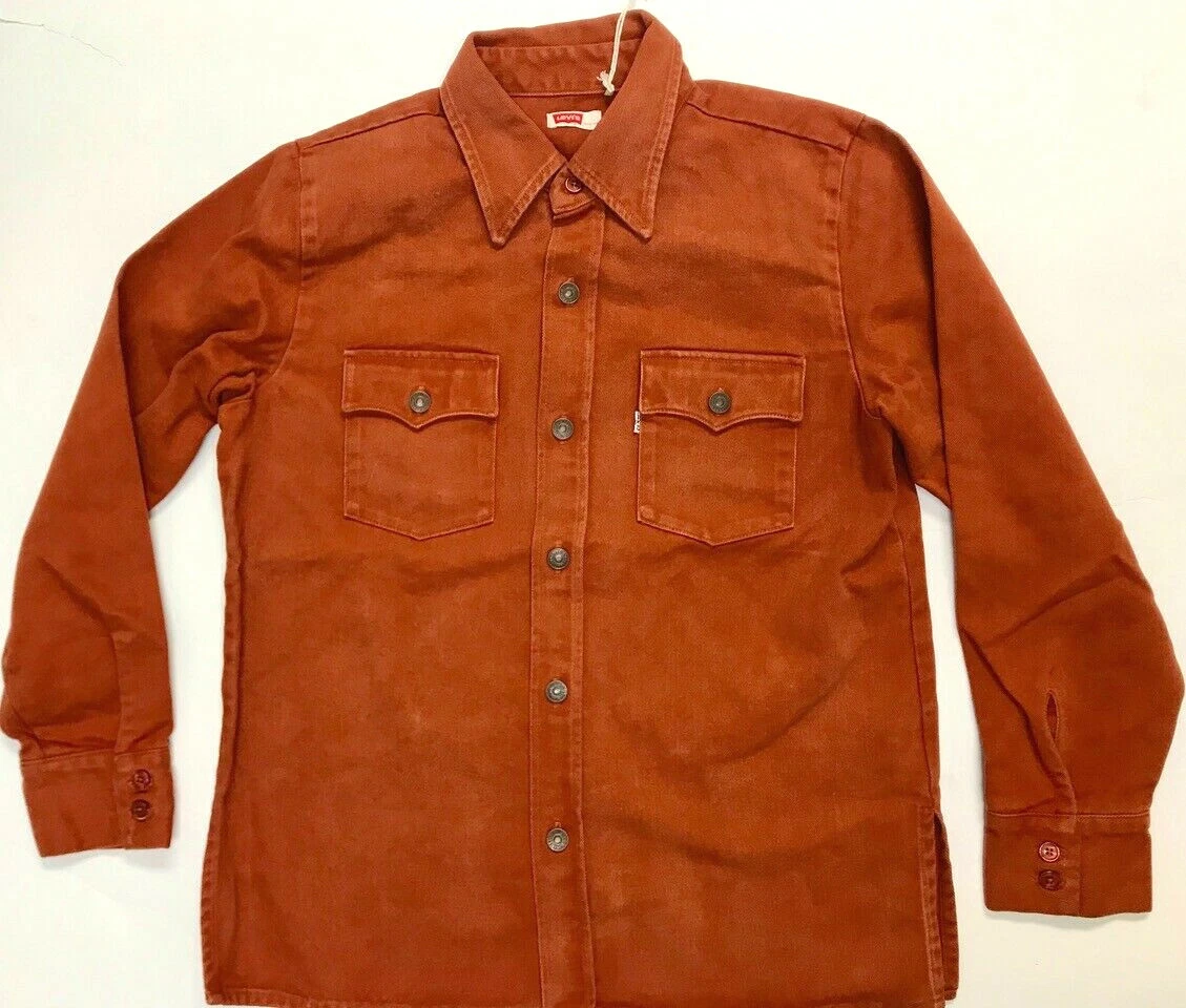 Levi's Vintage Clothing Shirt Jacket Picante - Brown 70's Style Levis LVC  Levi