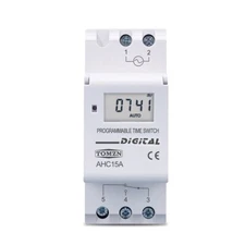 Digital Time Switch Relay 7 Days Programmable Din Rail Control Ac 220v-48v 16a