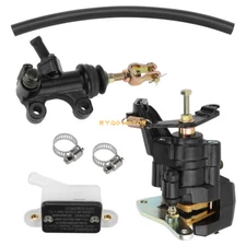 Rear Brake Caliper & Brake Master Cylinder Assy for Honda ATC200X 1983-1985 ATV