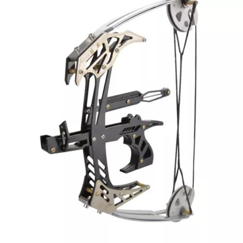 Archery Hunting 25lbs MINI Triangle Fishing Compound Bow Kit Arrows Right Hand - Picture 11 of 15
