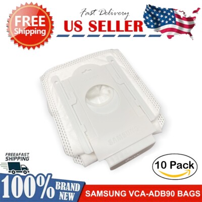 10 Pack Original Dust Bag for SAMSUNG VCA-ADB90 Jet Series Clean Robot Station