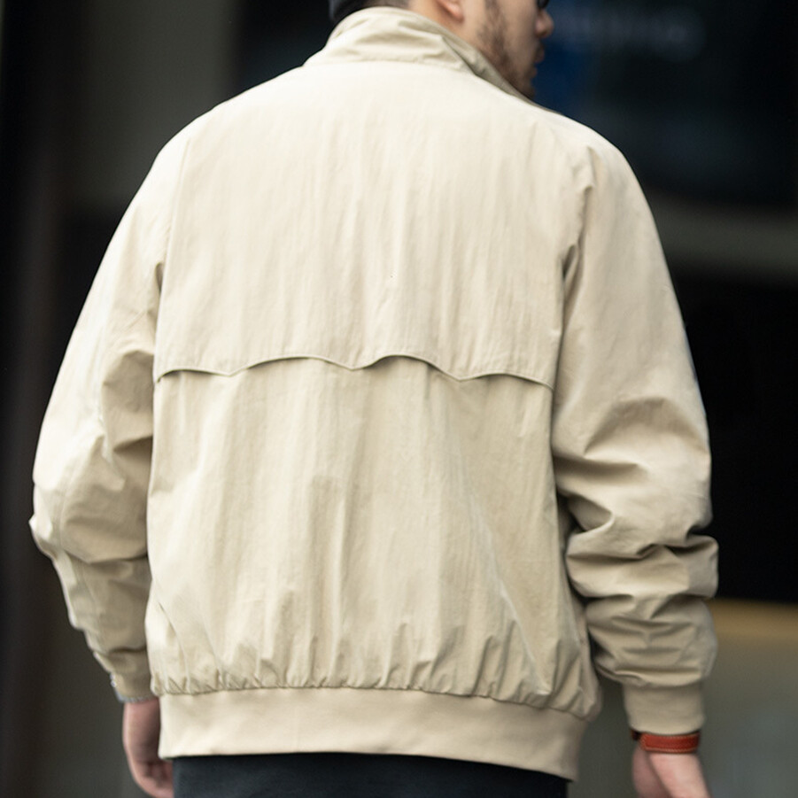 Bomber Classico Retro Anni 70 Cotone Polyester Leggero Giacca Harrington Uomo Classica Retro Anni '70 | Bomber Leggero In Cotone/Poly Per Scooter Bomber Classico Vintage Anni 70 - Foto 5