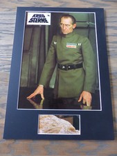 PETER CUSHING (+ 1994) signed autograph on 25x35 cm STAR WARS mat LOOK