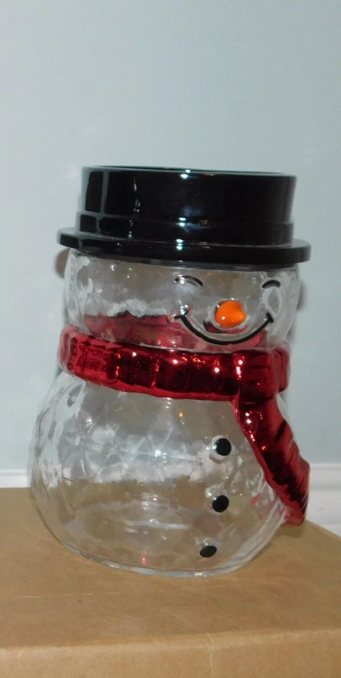 Bath & Body Works Muñeco de Nieve Candelabro Pedestal Mecha Única Navidad ¡NUEVO! Foto 4 de 4