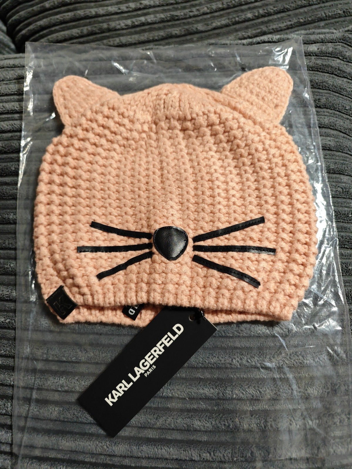 Karl Lagerfeld Choupette col: Apricot Onesize Brand new