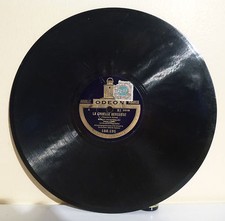 78T Louis LYNEL Gramophone LA CRUELLE BERCEUSE - ENCHANTEMENT Chanté ODEON RARE