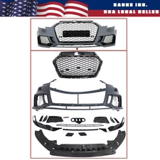 new front bumper cover grille molding for 2017- 2020 A3 S3 conversion kit to RS3