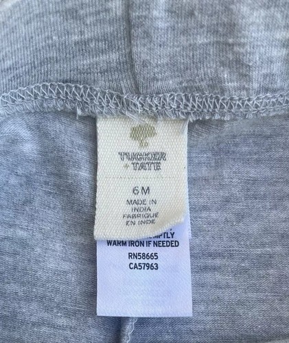 Lot of 2 Baby Girl Size 6M Tucker + Tate Gray Pants Carter's Purple Corduroy - Picture 3 of 8