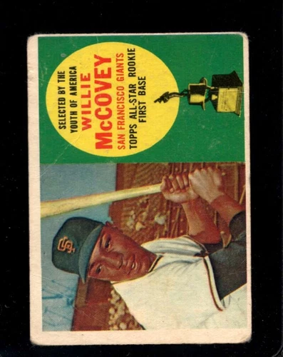 1960 Topps #316 Willie McCovey FAIR (RC) Giants AS HOF